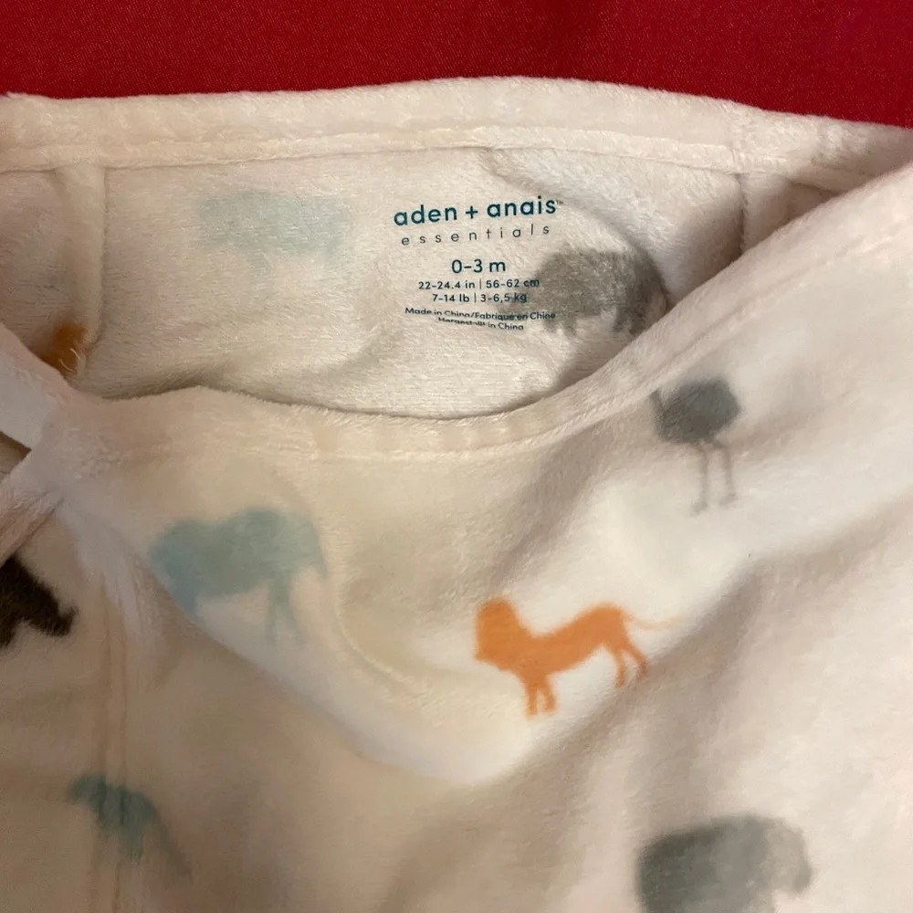 Aden and Anais Swaddle 0-3 months